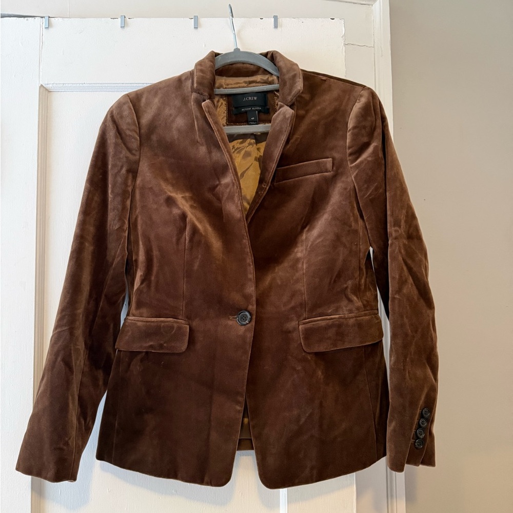 J. Crew Velvet Blazer